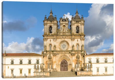 Monastery of Alcobaca, Mosteiro de Santa Maria de Alcobaca, UNESCO World Heritage Site. Portugal Canvas Art Print - Martin Zwick