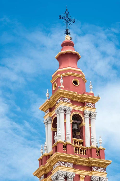 San Francisco Church. Town of Salta, north of Argentina, located in the foothills of the Andes.