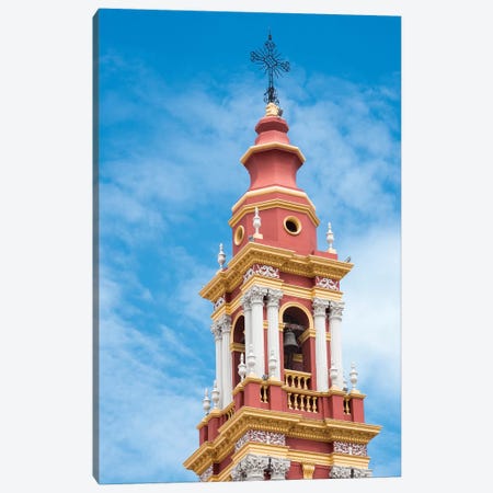 San Francisco Church. Town of Salta, north of Argentina, located in the foothills of the Andes. Canvas Print #MZW51} by Martin Zwick Canvas Art Print