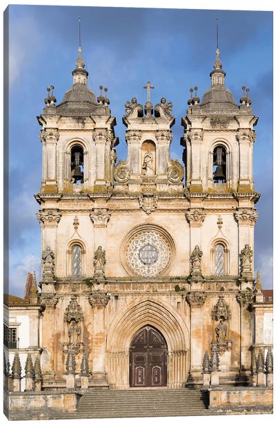 The monastery of Alcobaca, Mosteiro de Santa Maria de Alcobaca. Portugal. Canvas Art Print - Martin Zwick