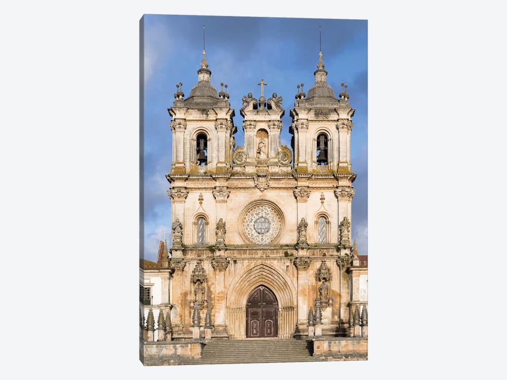 The monastery of Alcobaca, Mosteiro de Santa Maria de Alcobaca. Portugal. by Martin Zwick 1-piece Canvas Print