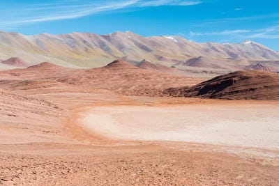 Desierto del Diablo. The Argentinian Altiplano along Routa 27 between Pocitos and Tolar Grande by Martin Zwick art print