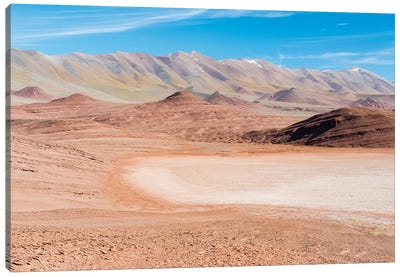 Desierto del Diablo. The Argentinian Altiplano along Routa 27 between Pocitos and Tolar Grande Canvas Art Print - Argentina Art