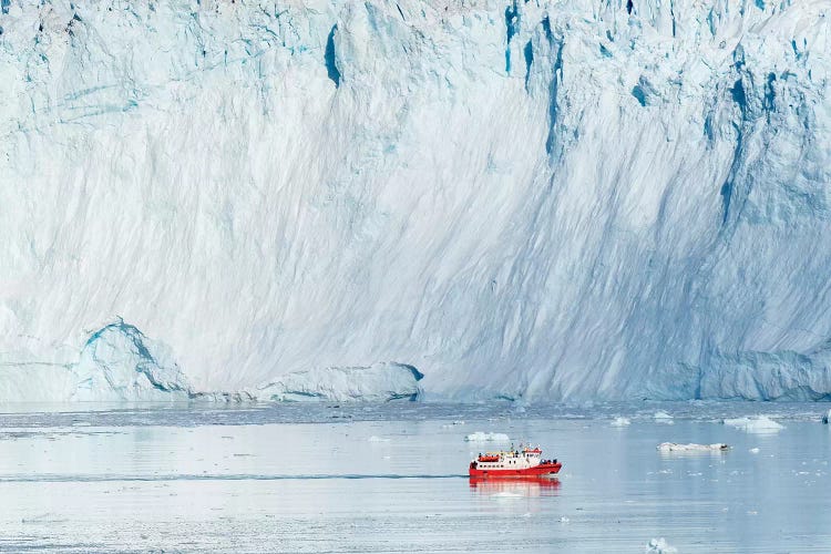 Glacier Eqip (Eqip Sermia) in western Greenland, Denmark