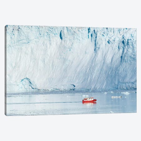 Glacier Eqip (Eqip Sermia) in western Greenland, Denmark Canvas Print #MZW73} by Martin Zwick Canvas Print