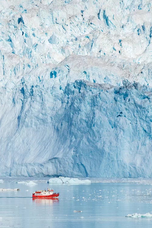 Glacier Eqip (Eqip Sermia) in western Greenland, Denmark