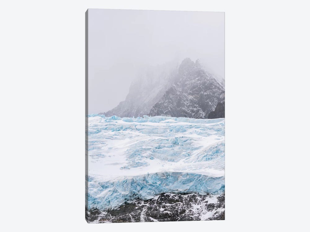 Glaciers of Drygalski Fjord at the southern end of South Georgia. by Martin Zwick 1-piece Canvas Wall Art