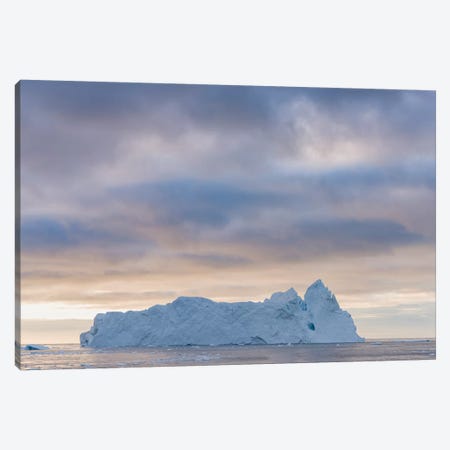 Ilulissat Icefjord also called kangia or Ilulissat Kangerlua at Disko Bay.  Canvas Print #MZW83} by Martin Zwick Canvas Art