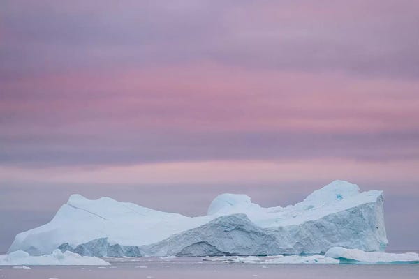 Ilulissat Icefjord, UNESCO, also called kangia or Ilulissat Kangerlua at Disko Bay. Greenland