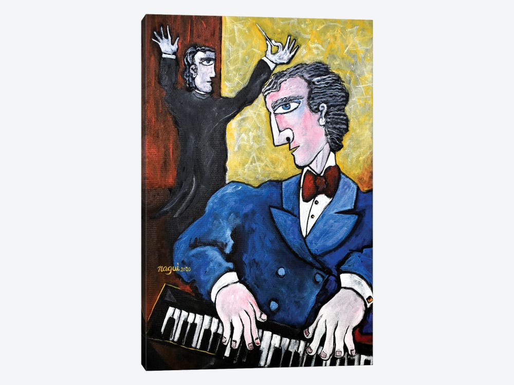 The Pianist by Nagui Achamallah 1-piece Canvas Artwork