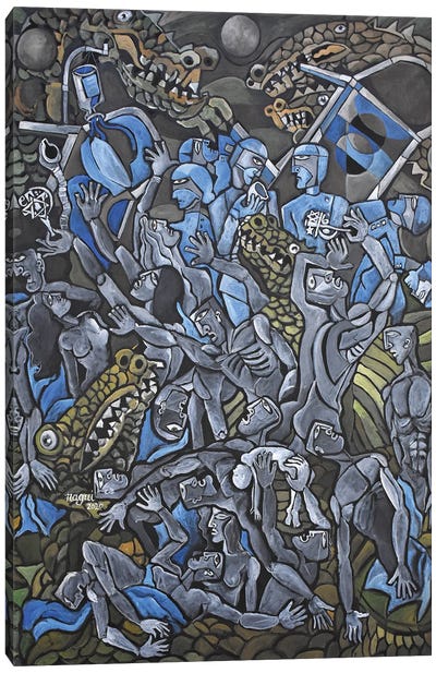 Pandemic Canvas Art Print - Nagui Achamallah