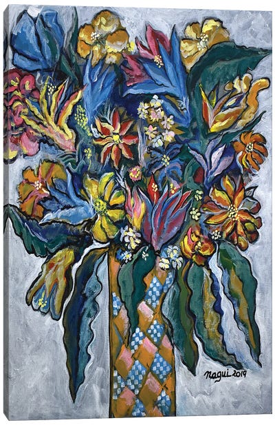 Flowers I Canvas Art Print - Nagui Achamallah