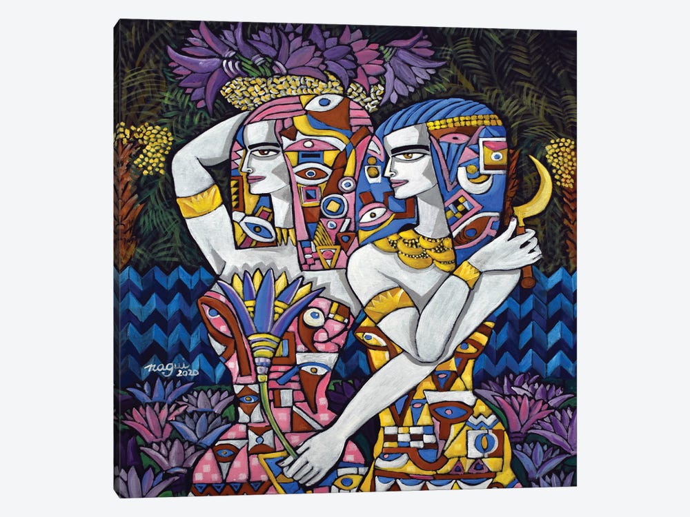 The Lotus Harvest by Nagui Achamallah 1-piece Canvas Art Print