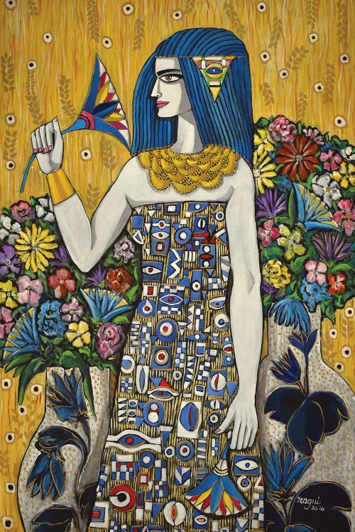 Isis With Flowers