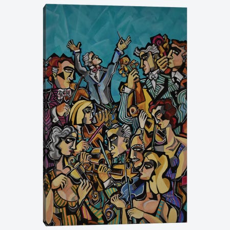The String Section II Canvas Print #NAA153} by Nagui Achamallah Canvas Artwork
