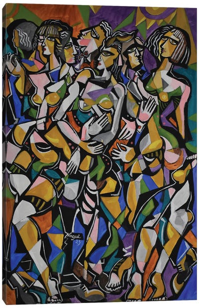 The Party 2023 Canvas Art Print - Artists Like Picasso