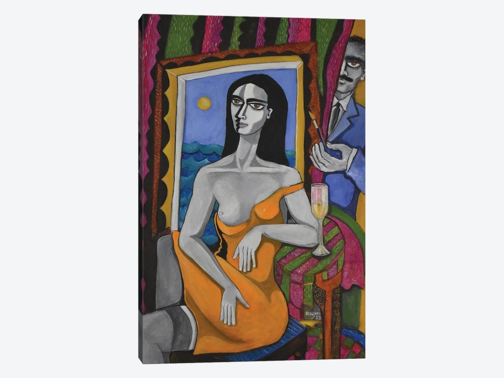 The Painting by Nagui Achamallah 1-piece Canvas Print