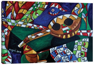 Mandoline II Canvas Art Print - Nagui Achamallah
