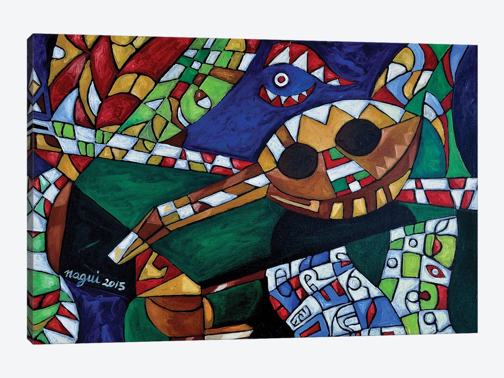 Mandoline II by Nagui Achamallah 1-piece Canvas Print