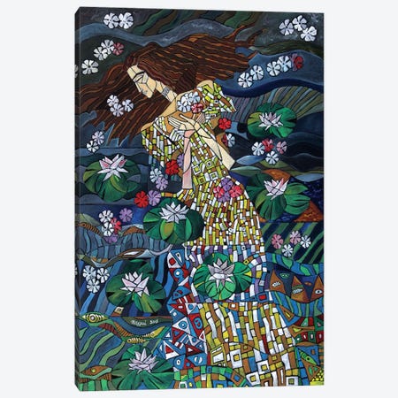 The Death Of Ophelia Canvas Print #NAA34} by Nagui Achamallah Canvas Art