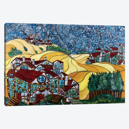The Gold Hills Of California Canvas Print #NAA37} by Nagui Achamallah Canvas Artwork