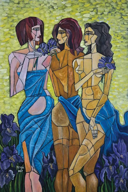 The Three Graces In Vincent's Garden