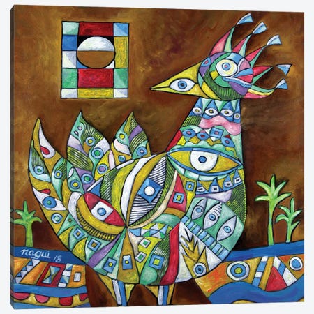 Dodo Bird Canvas Print #NAA57} by Nagui Achamallah Canvas Wall Art