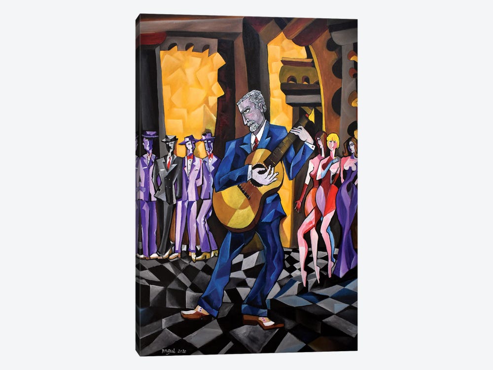 Flamenco by Nagui Achamallah 1-piece Canvas Art Print