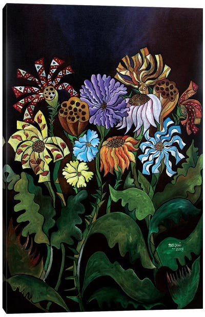 Flowers I Canvas Art Print - Nagui Achamallah