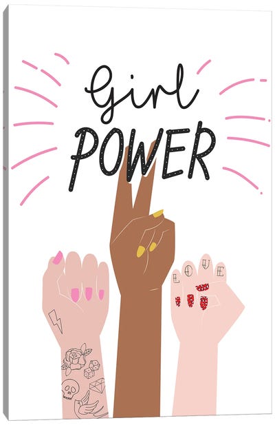 Girl Power I Canvas Art Print
