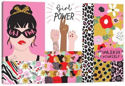 Girl Power II Canvas Art Print