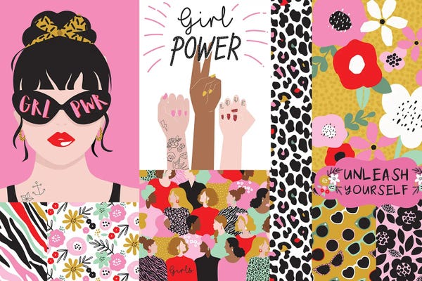 Pink Light Studio: Girl Power II by Angela Nickeas