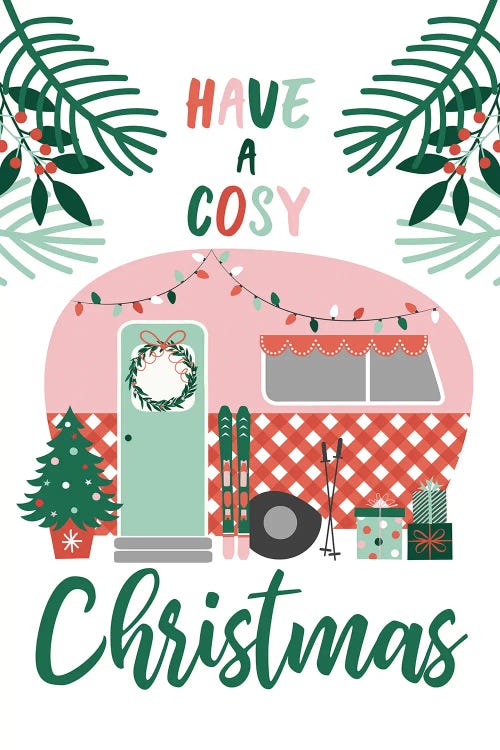 Cozy Chistmas by Angela Nickeas wall art