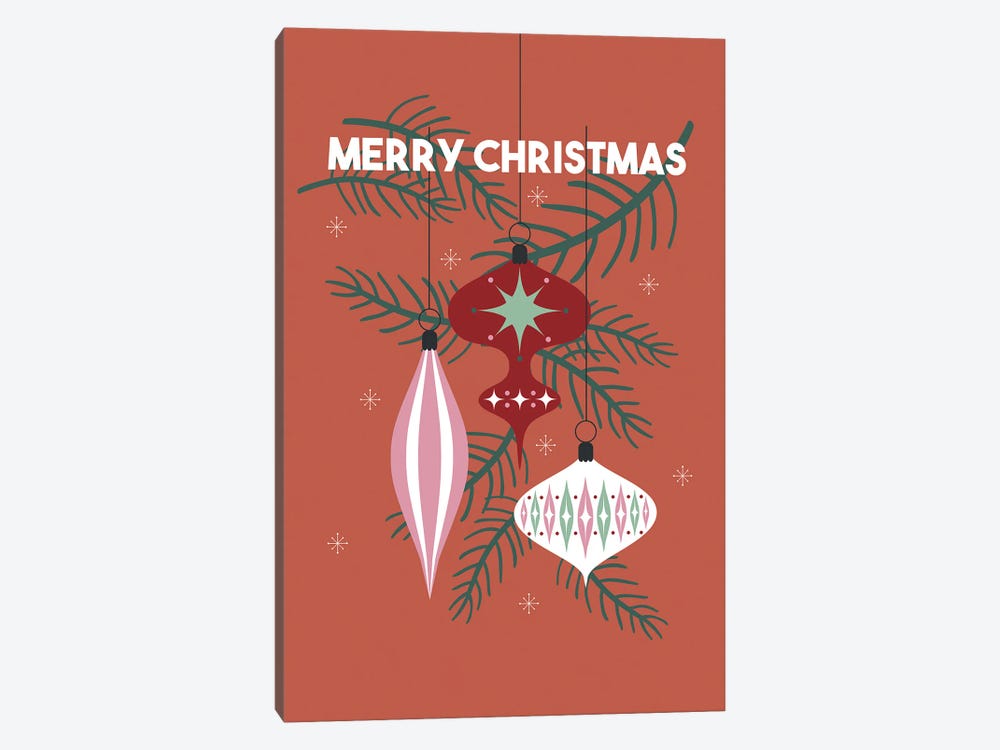 Merry Christmas by Angela Nickeas 1-piece Art Print