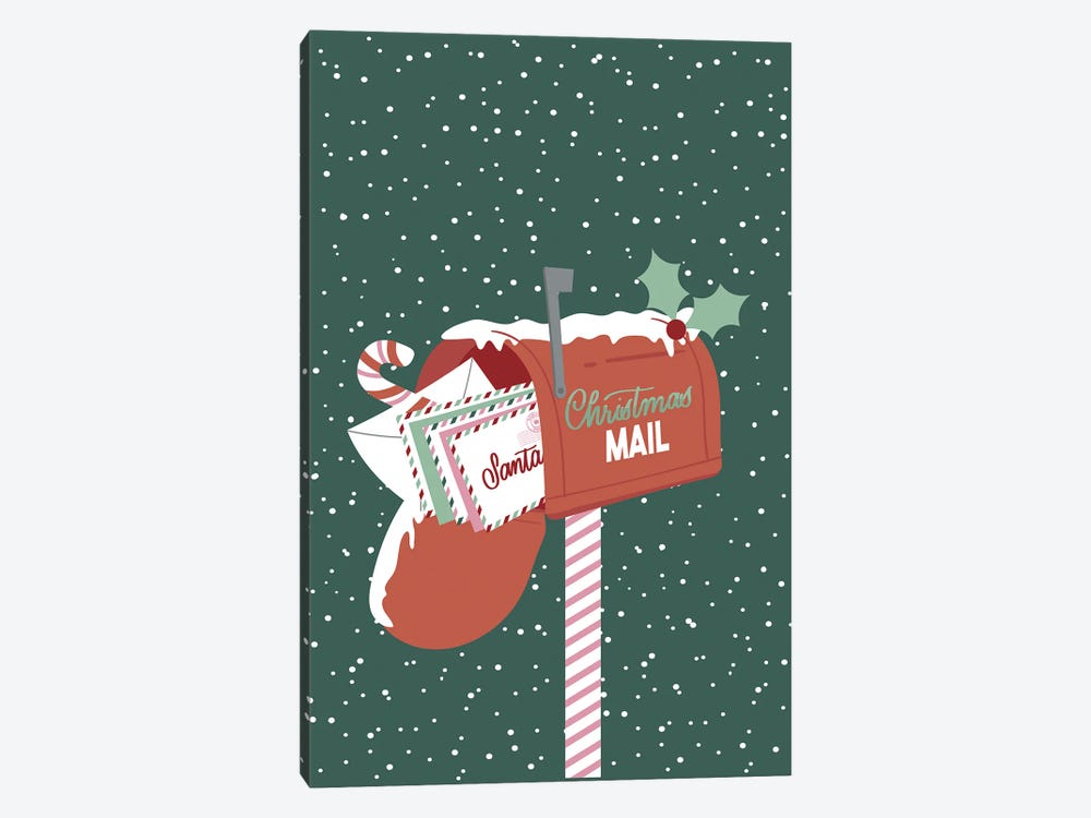 Christmas Mail by Angela Nickeas 1-piece Canvas Wall Art