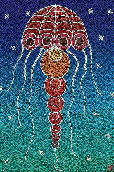 Mandalas: Jellyfish by Nadya Al-Haroun