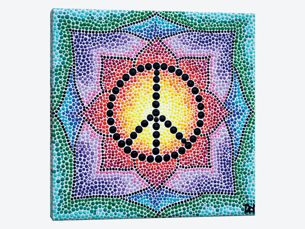 Mandala Peace by Nadya Al-Haroun 1-piece Art Print