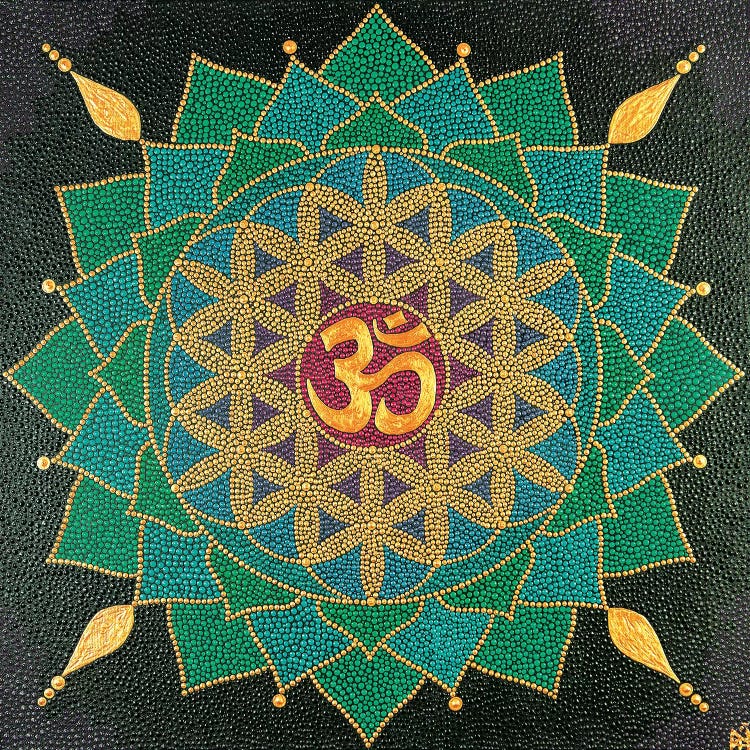 Mandala Flower Of Life Om