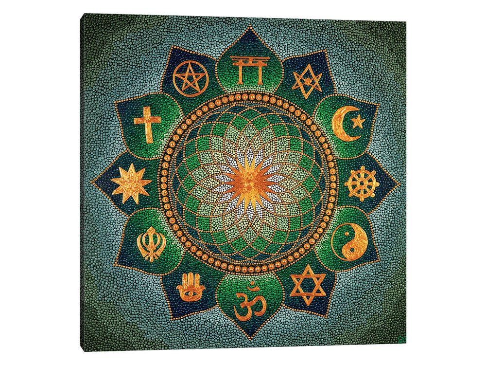 Mandala Watercolor Print, Mandala Painting, Mandala Art, Mandala Poster, Spiritual  Decor, Religious Decor, Wall Art – Vivid Art Designs