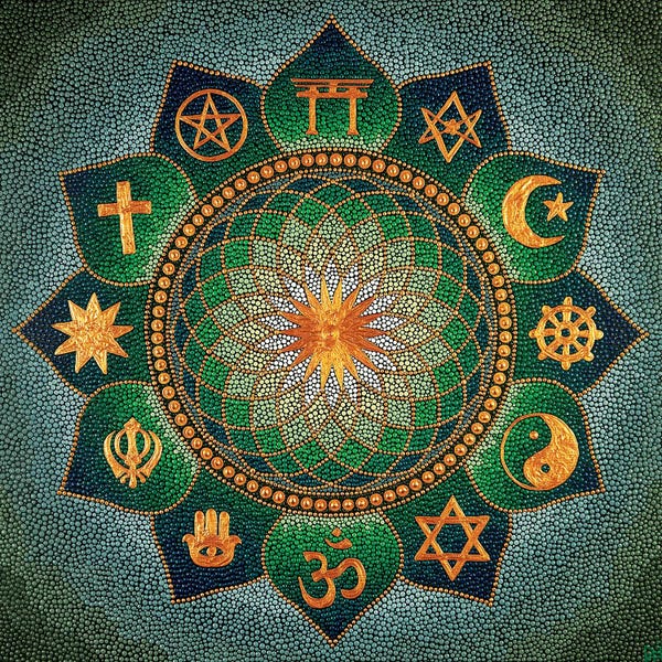 Mandalas: Mandala Religion by Nadya Al-Haroun