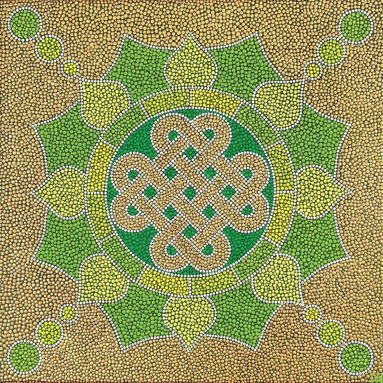 Eternity Geometric II by Nadya Al-Haroun wall art