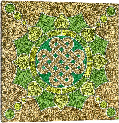Eternity Geometric II Canvas Art Print - Mandala Art