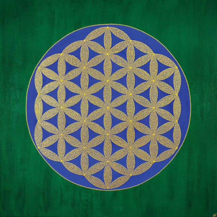 Flower Of Life II by Nadya Al-Haroun wall art