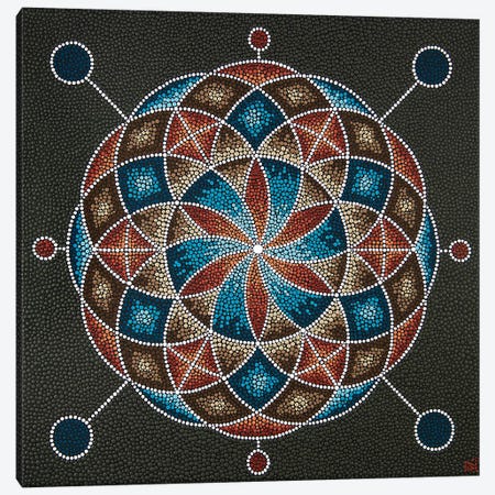 Geometric V Canvas Print #NAH32} by Nadya Al-Haroun Canvas Art