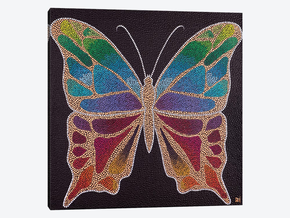 Butterfly by Nadya Al-Haroun 1-piece Canvas Art
