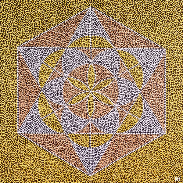 Mandalas: Seed Of Life Star by Nadya Al-Haroun