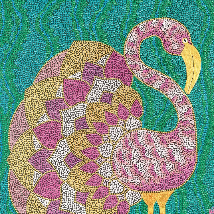 Flamingo by Nadya Al-Haroun wall art