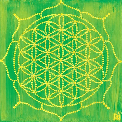 Flower Of Life by Nadya Al-Haroun art print