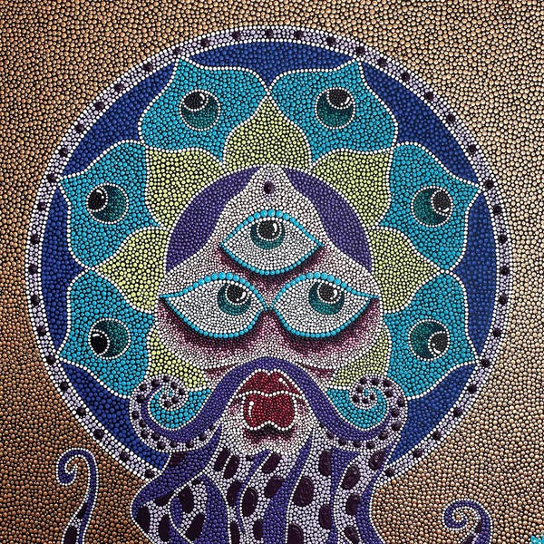 Mandalas: Nine Eye Lady by Nadya Al-Haroun