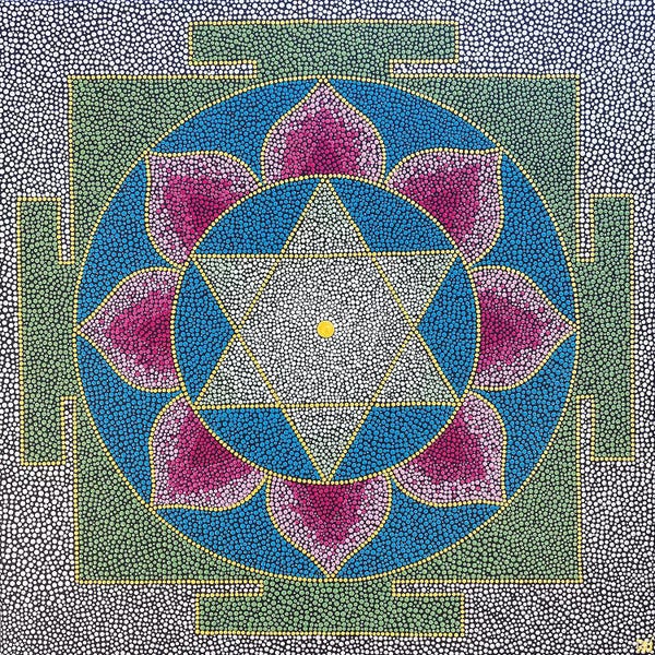 Mandalas: Saraswati Yantra by Nadya Al-Haroun